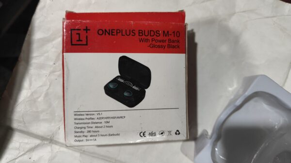 OnePlus Buds M-10 M10 Earbuds Earpods 2000mAh Battery 🔋 With Power bank Supply by DCTIWEB.IN - Image 4