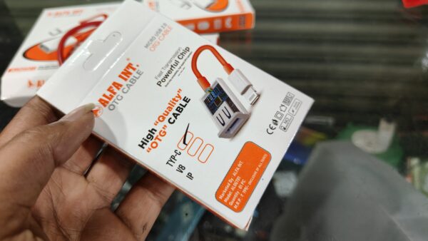 OTG Cable Type C Alfa Int Al0GT01 wired - Image 3