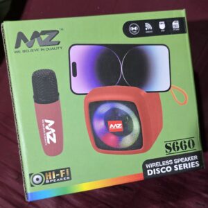 MZ Wireless Mic Hi-fi Bass RGB S660 Bluetooth Speaker DCTI DCTIWEB
